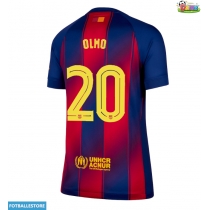 Barcelona Dani Olmo #20 Hjemmedrakt Dame 2025-26 Kortermet